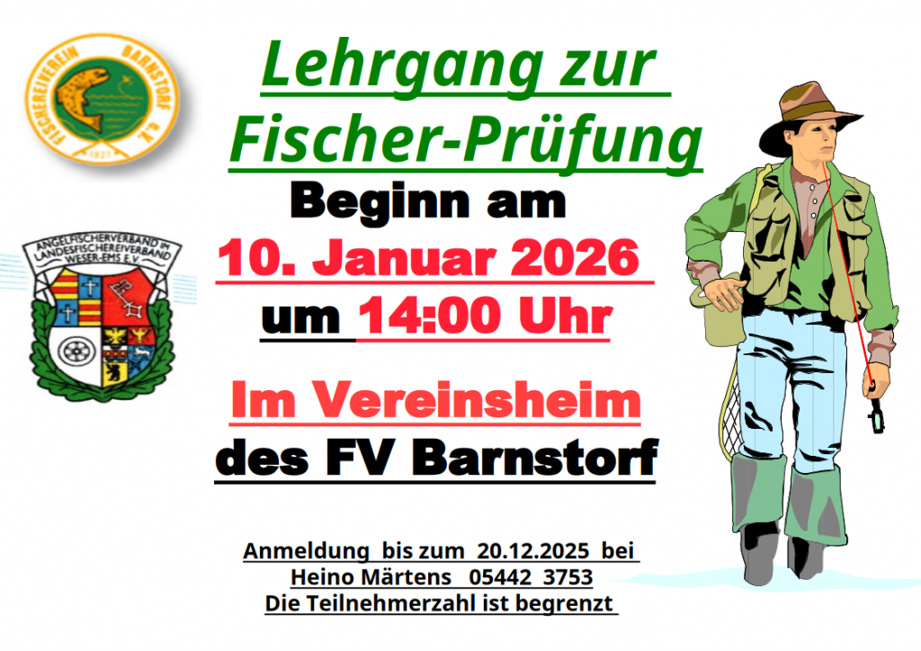 Lehrgang zur Fischer-Püfung